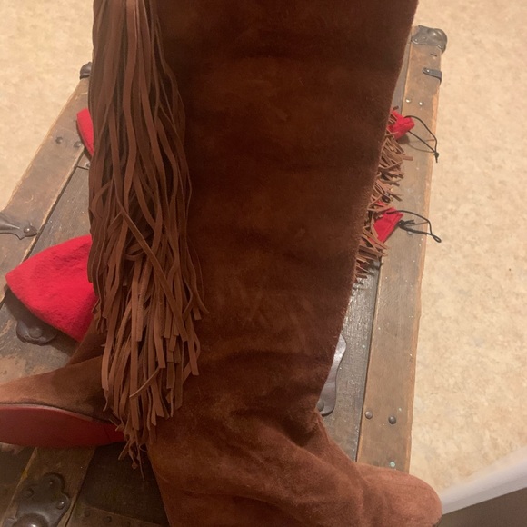 Authentic Christian Louboutin fringe boots - Picture 3 of 7